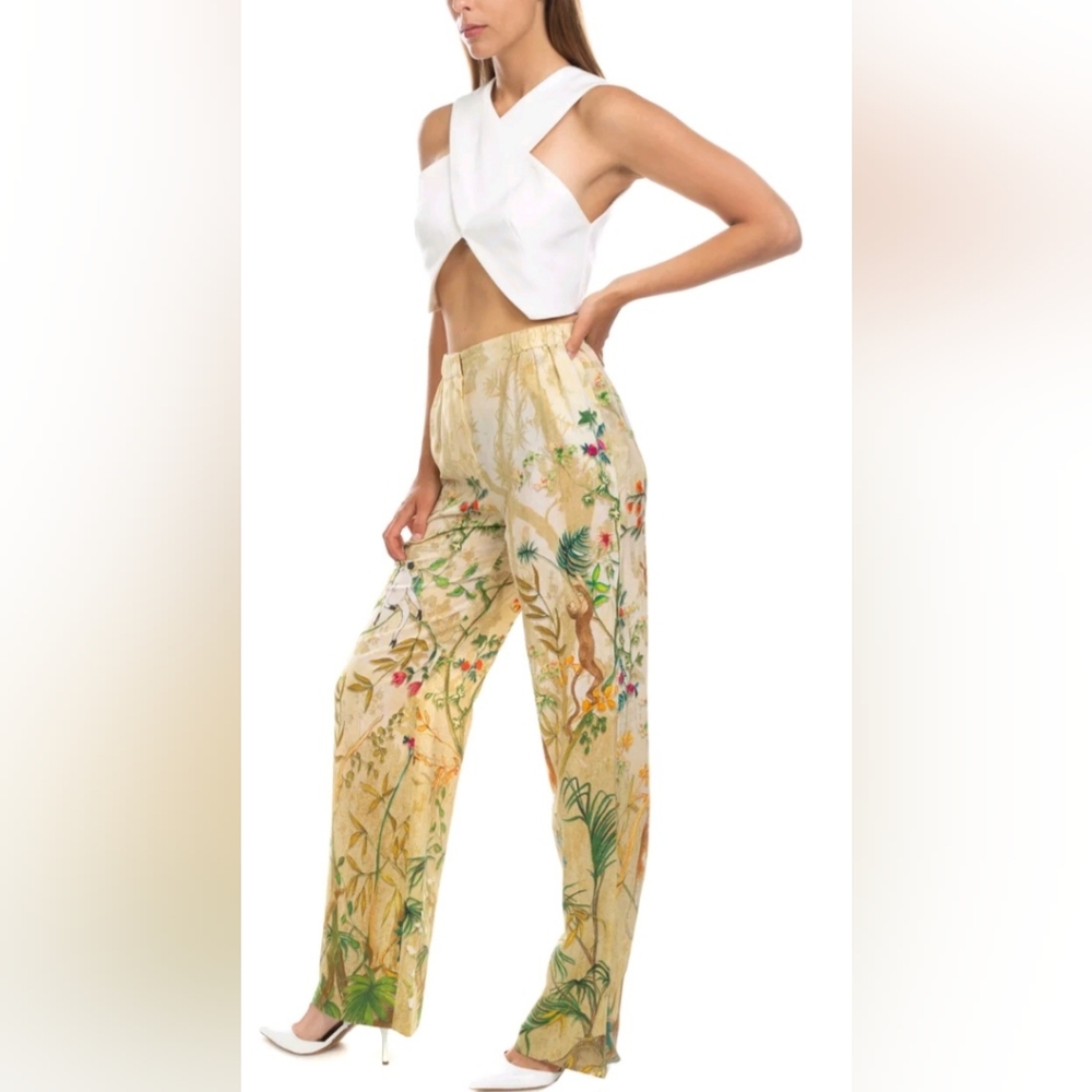 Alberta Ferretti Jungle Pants
